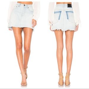 One Teaspoon Mini High Waist Jean Skirt Brando, 24